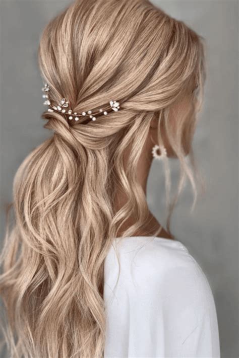 bridesmaid updos medium length hair|half up bridesmaid hairstyles.